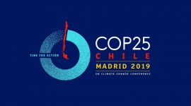 La COP 25. Cumbre del Clima. Tiempo de actuar - Imagen destacada. Cartel COP25